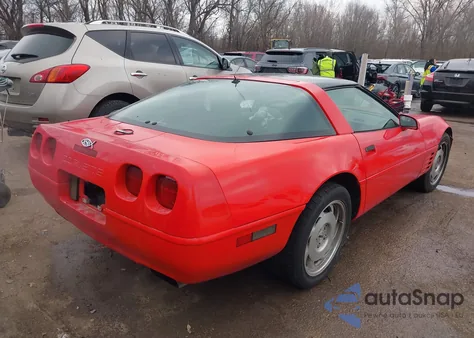 1993 Chevrolet Corvette from USA, damaged, VIN 1G1YY23P3P5108666